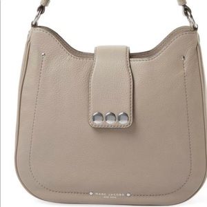 MARC JACOBS Studs Hobo Cement Leather Shoulder 👜